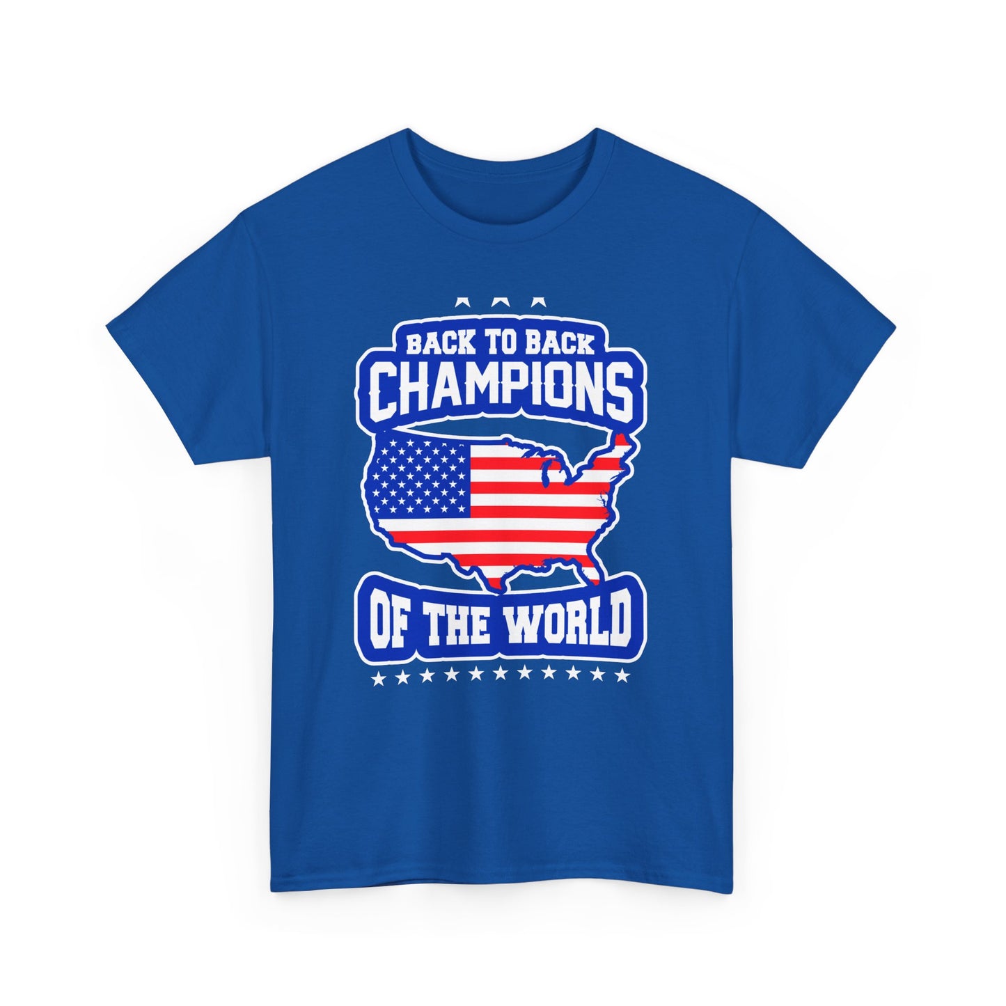 Back-to-Back Champions Unisex Tee | Perfect for Sports Fans, Casual Wear, Gifts, Fourth of July, BBQ Events - 13597