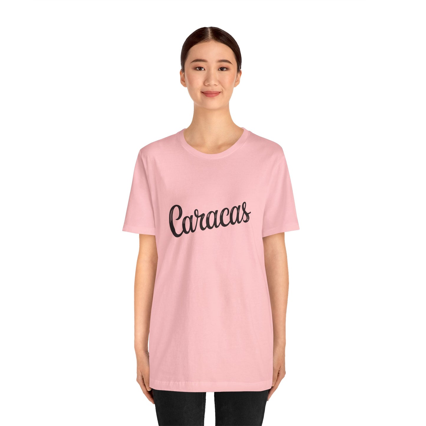 Caracas Unisex Jersey Short Sleeve Tee - Casual Graphic T-Shirt for Everyday Wear - 12270
