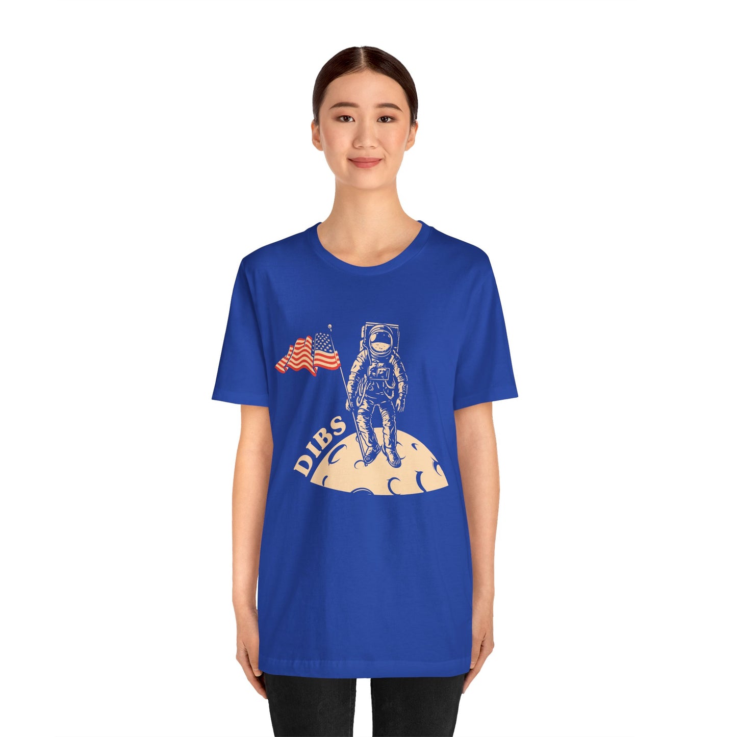 US, July 4th,  Astronaut Adventure Tee - DIBS on the Moon, Space Lover Shirt,  Unisex Astronaut Tee - 13737
