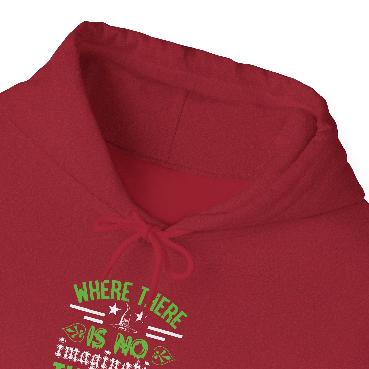 Where There Is No Imagination, There Is No Horror - Unisex Heavy Blend™ Hooded Sweatshirt - 13759