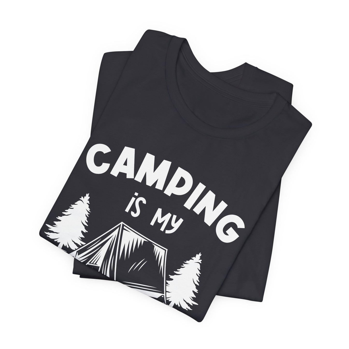 Camping Is My Therapy - Unisex Jersey Short Sleeve Tee - 12648