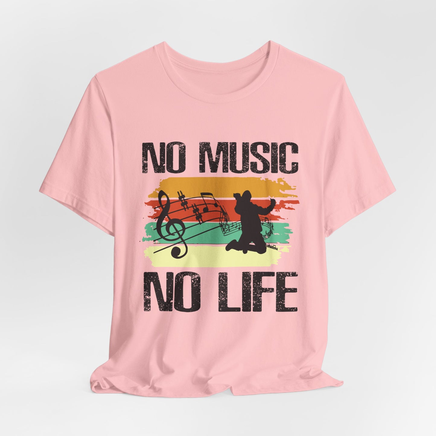 No Music No Life - Unisex Jersey Short Sleeve Tee