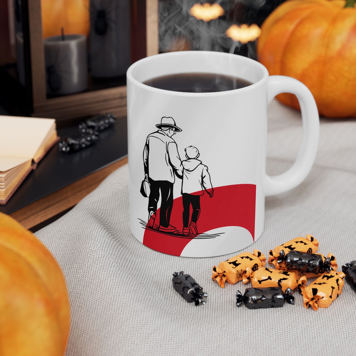 Happy Father's Day Ceramic Mug – Gift for Fathers, Coffee Lover Mug - 14014