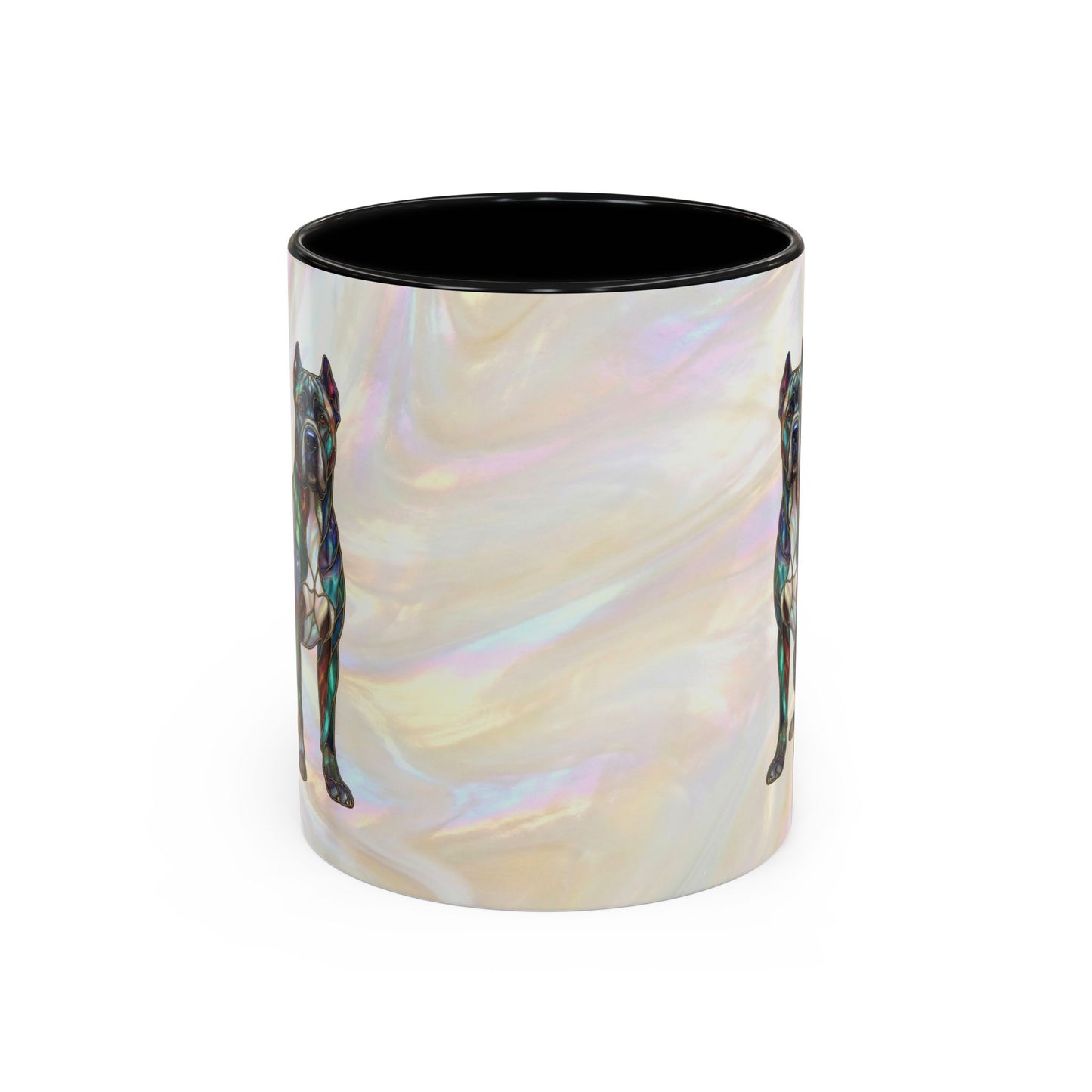 Cane Corso Accent Mug — Stained Glass Design (11/15 oz) - 14623