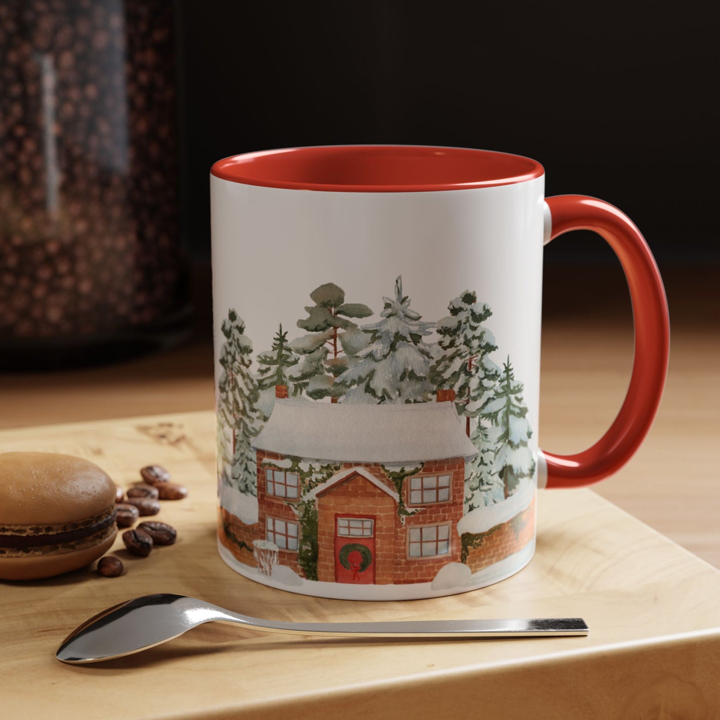 Christmas Houses - Accent Coffee Mug (11, 15oz) - 10456