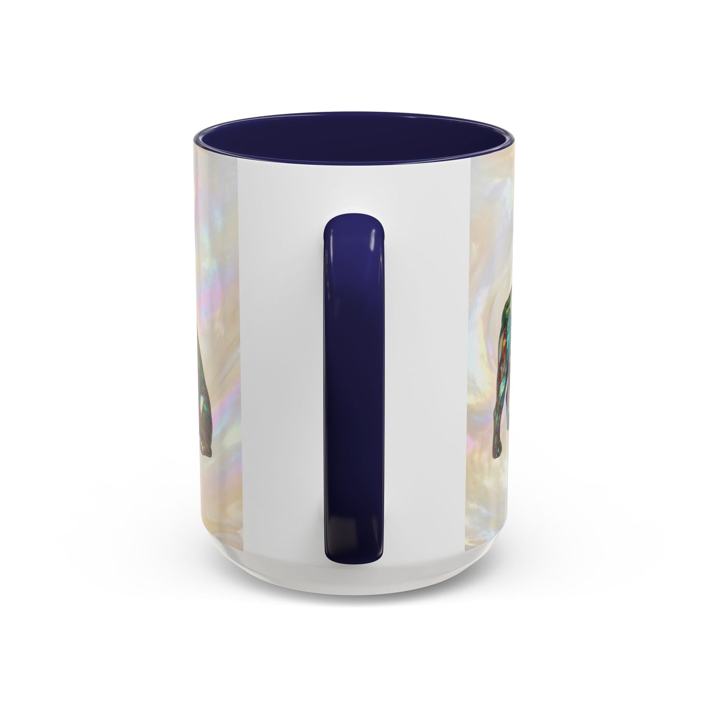 French Bulldog Accent Coffee Mug -Stained Glass Style (11/15oz) - 14632