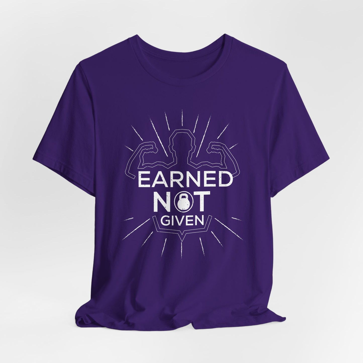 Gym: Earned Not Given  - Unisex Jersey Short Sleeve Tee