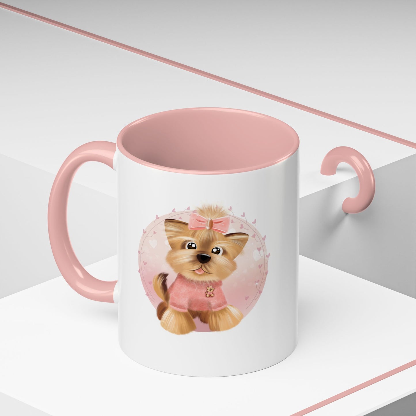 Love My Pet, Name, Customizable - Accent Coffee Mug (11, 15oz) - 11014