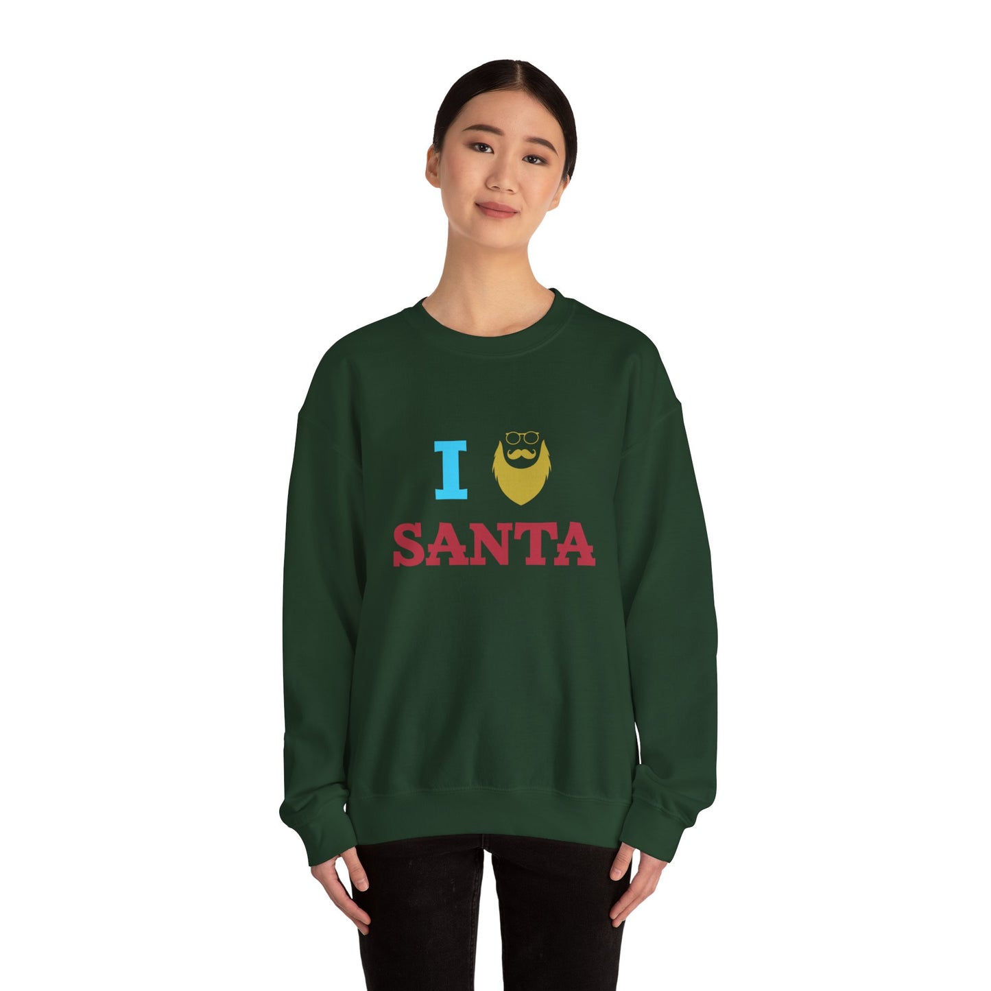 I love Santa - Unisex Heavy Blend™ Crewneck Sweatshirt