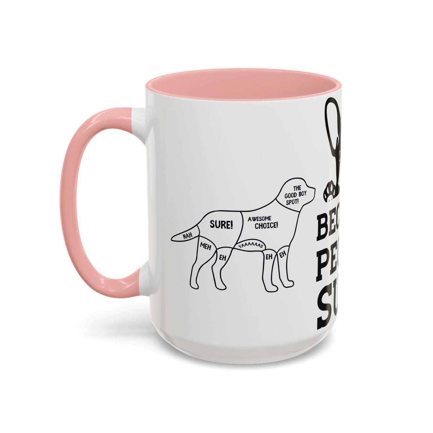 Because People Suck - Accent Coffee Mug (11, 15oz)