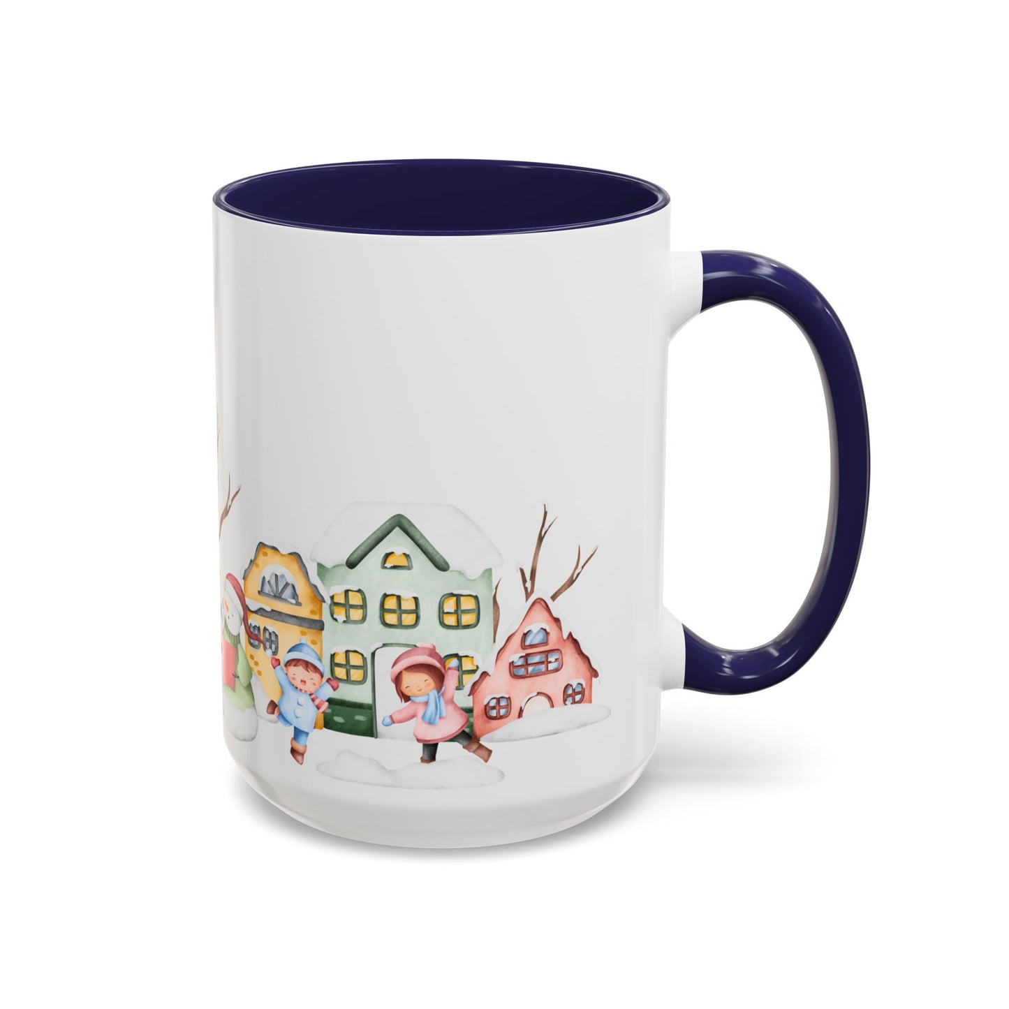 Winter Day, Outdoor - Accent Coffee Mug (11, 15oz) - 10455