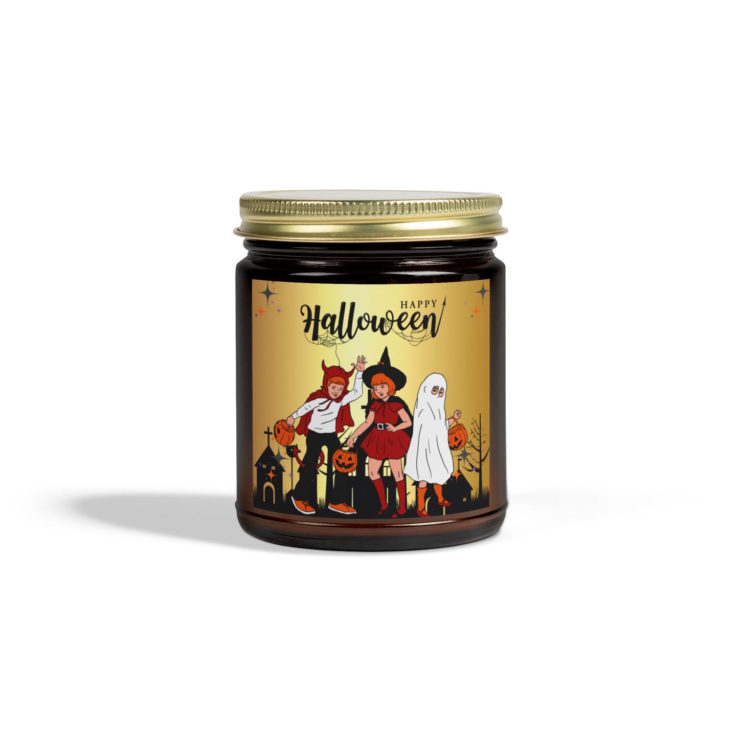 Kids, Happy Halloween - Coconut Apricot Wax (4oz, 9oz)