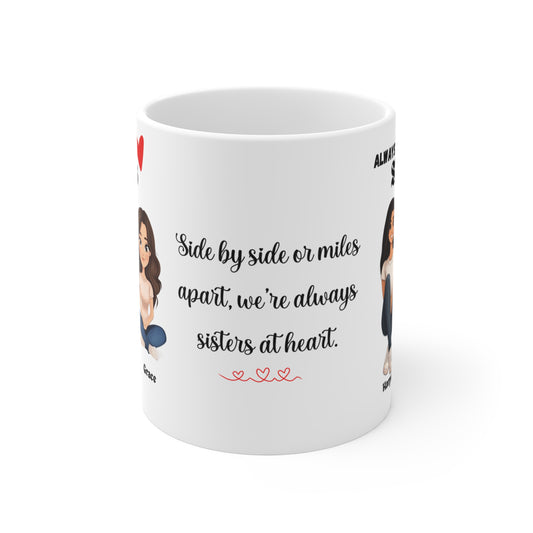 Always Sisters, Customizable - Mug 11oz - 12485