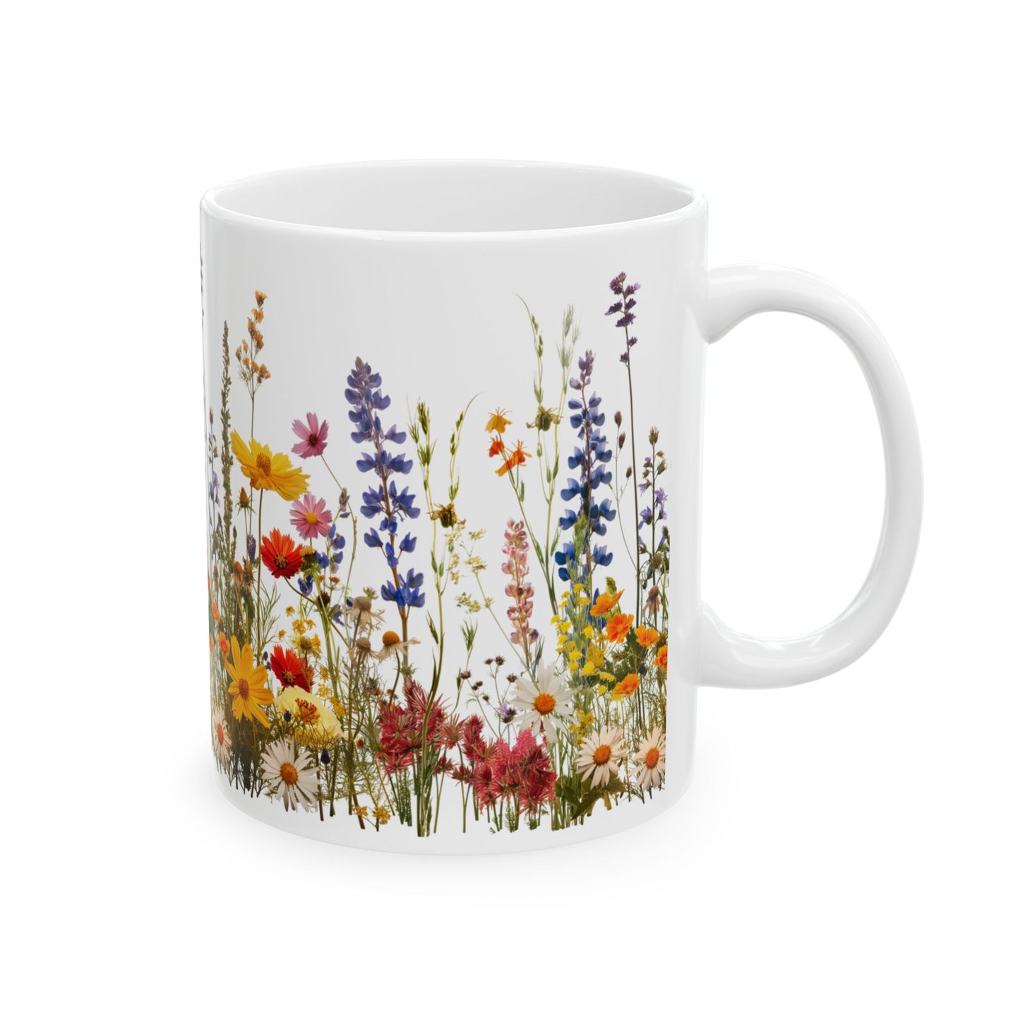 Wildflowers - Ceramic Mug, (11oz, 15oz) - 10445