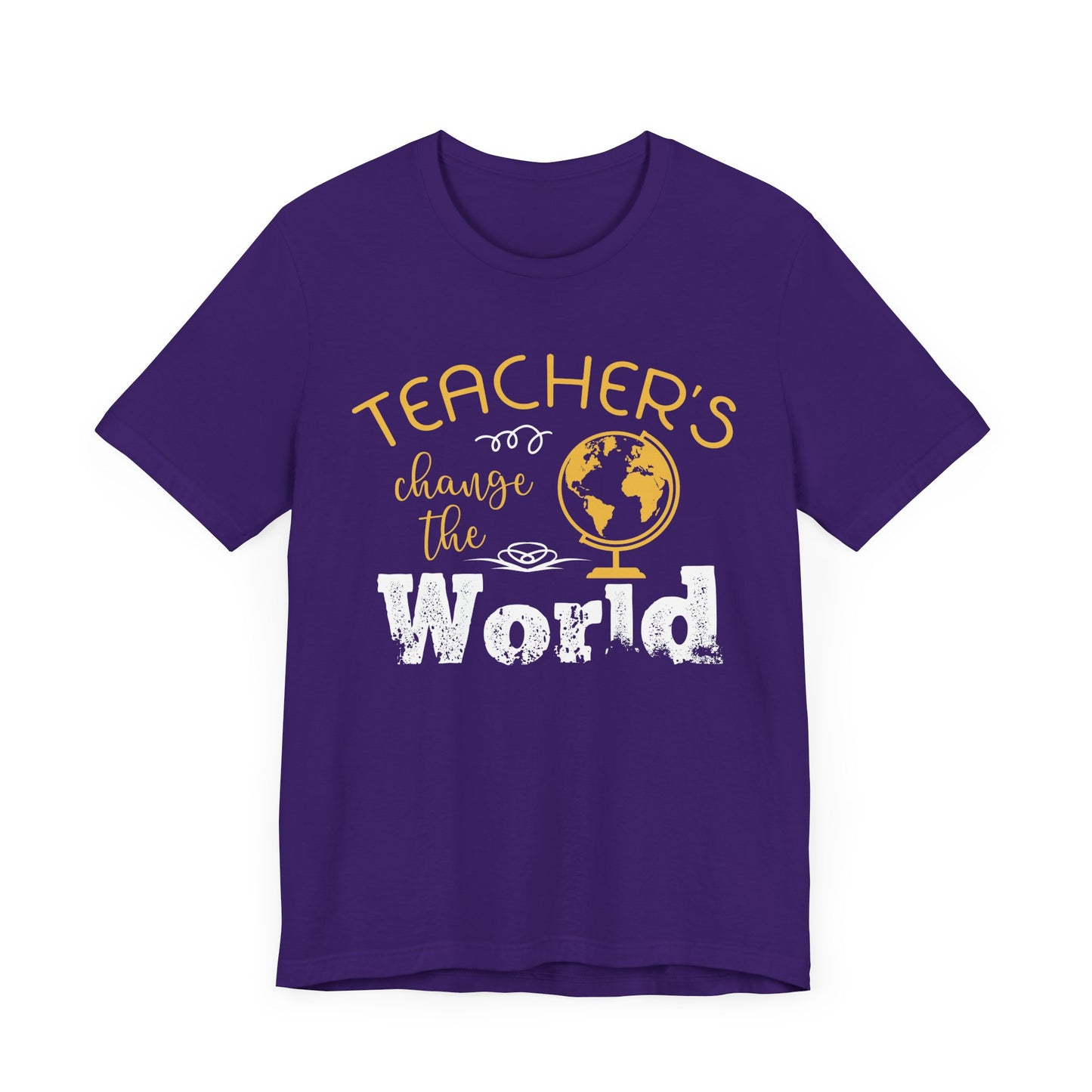 Teachers Change The World - Unisex Jersey Short Sleeve Tee - 13432