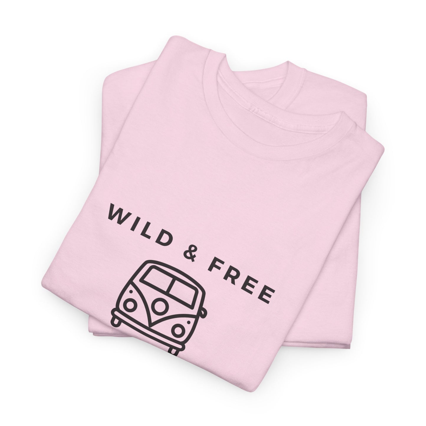 Wild & Free, Camp Van - Unisex Heavy Cotton Tee - 10567