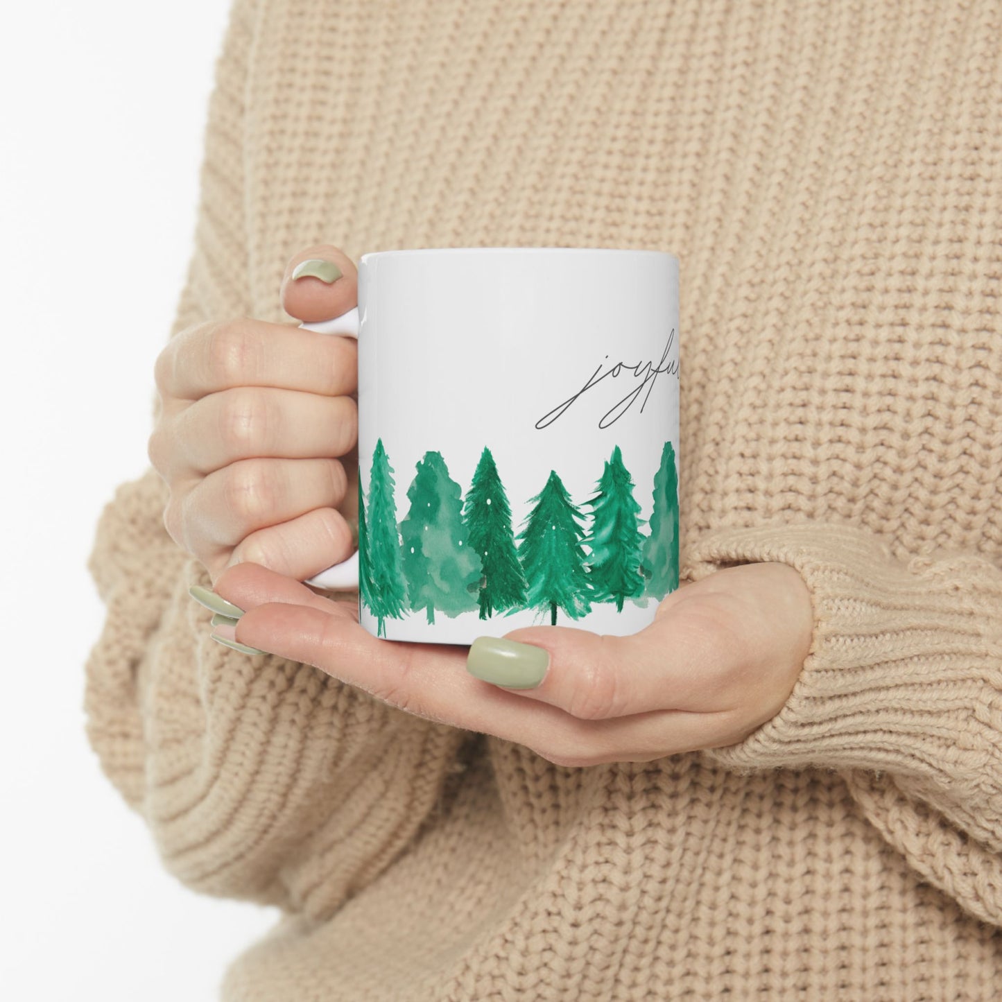 Trees, Joyful - Ceramic Mug, (11oz, 15oz) - 10910