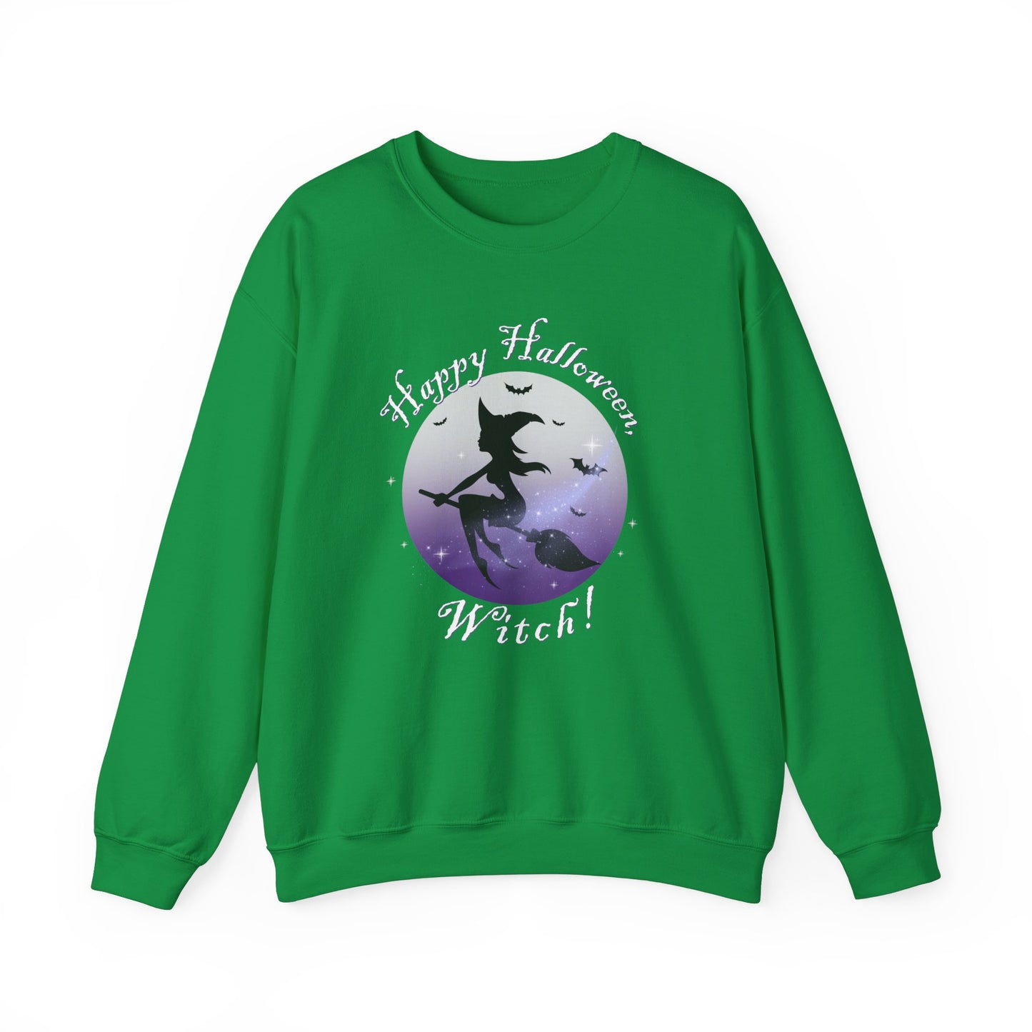 Happy Halloween, Witch! - Unisex Heavy Blend™ Crewneck Sweatshirt