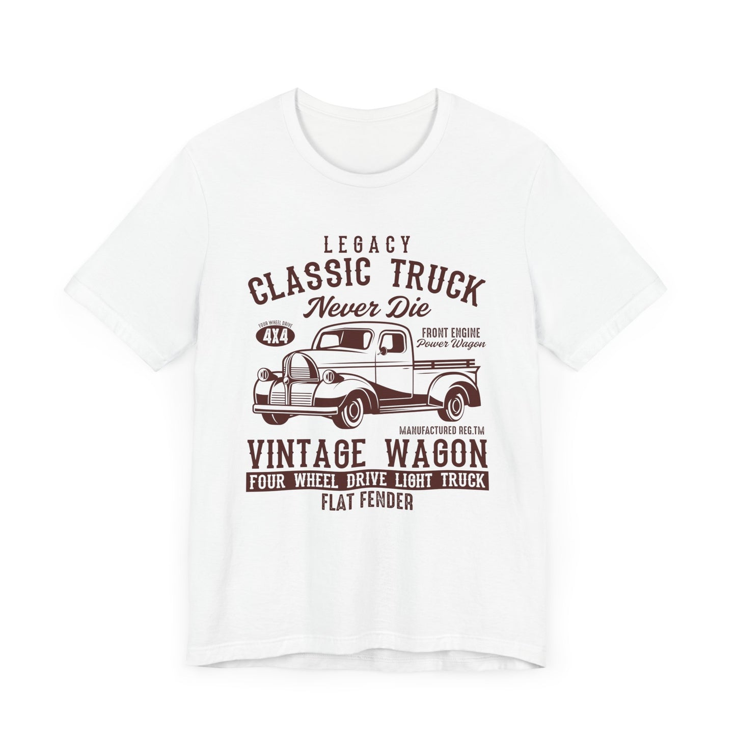 Legacy Classic Truck Never Die - Unisex Jersey Short Sleeve Tee - 12898