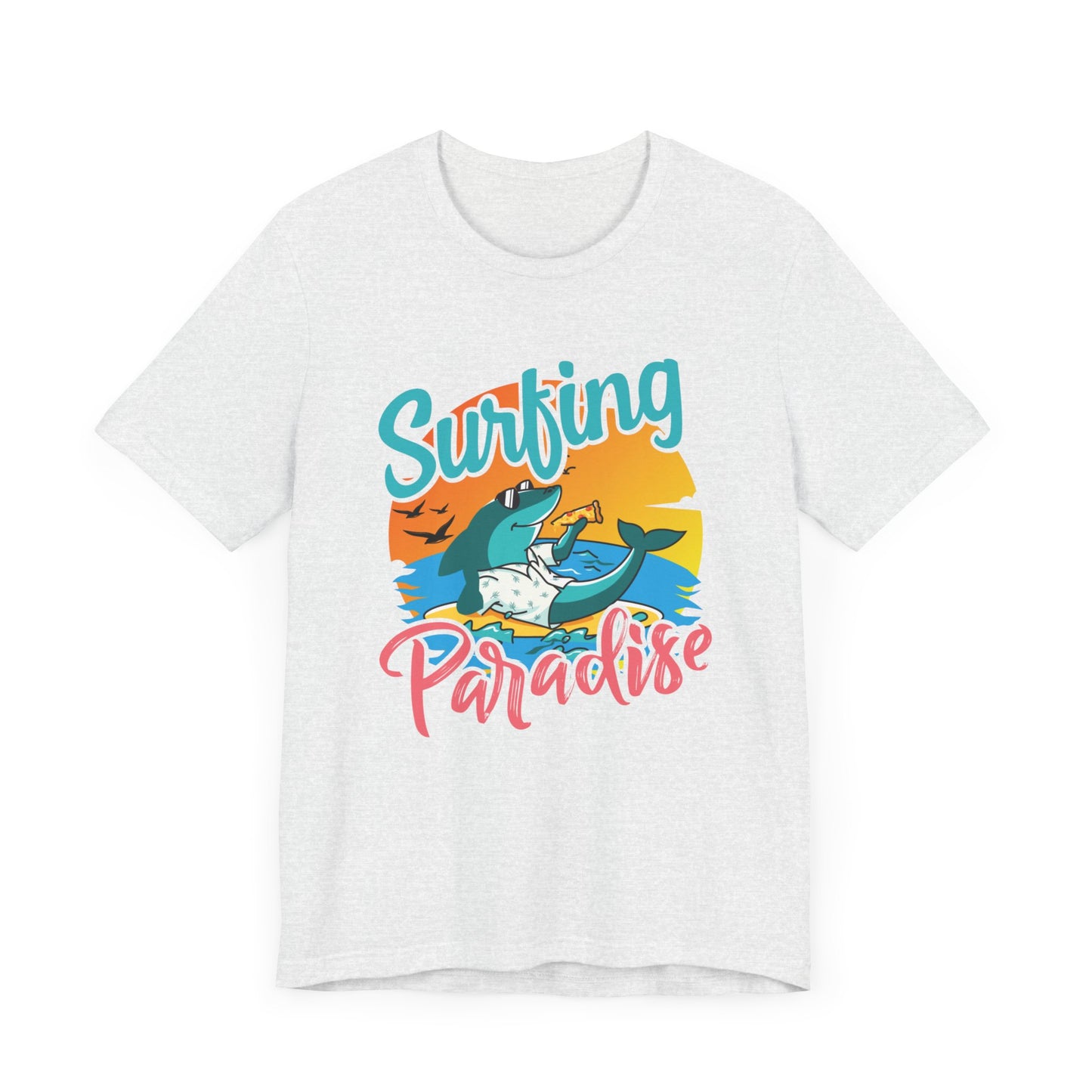 Surfing Paradise - Unisex Jersey Short Sleeve Tee - 13092