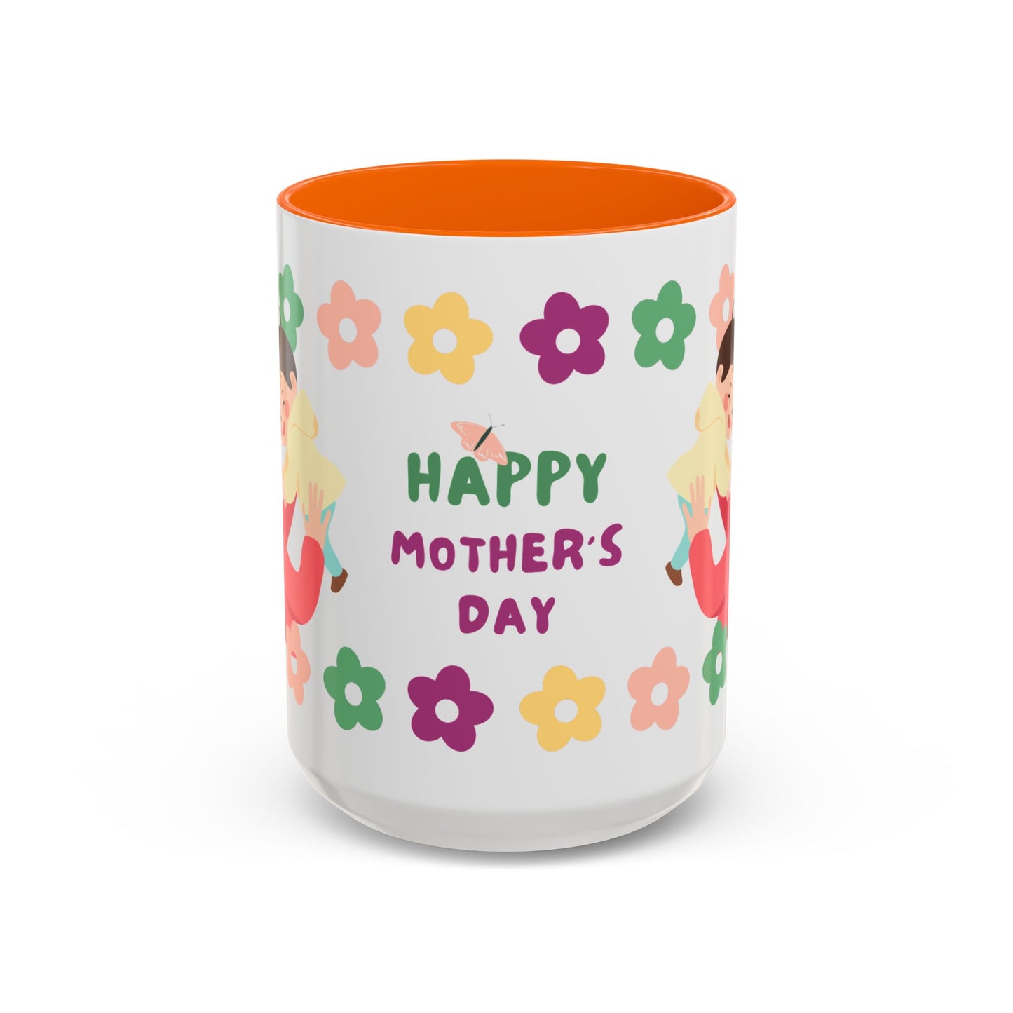 Happy Mother's Day Floral Accent Coffee Mug - 11/15oz - 12491