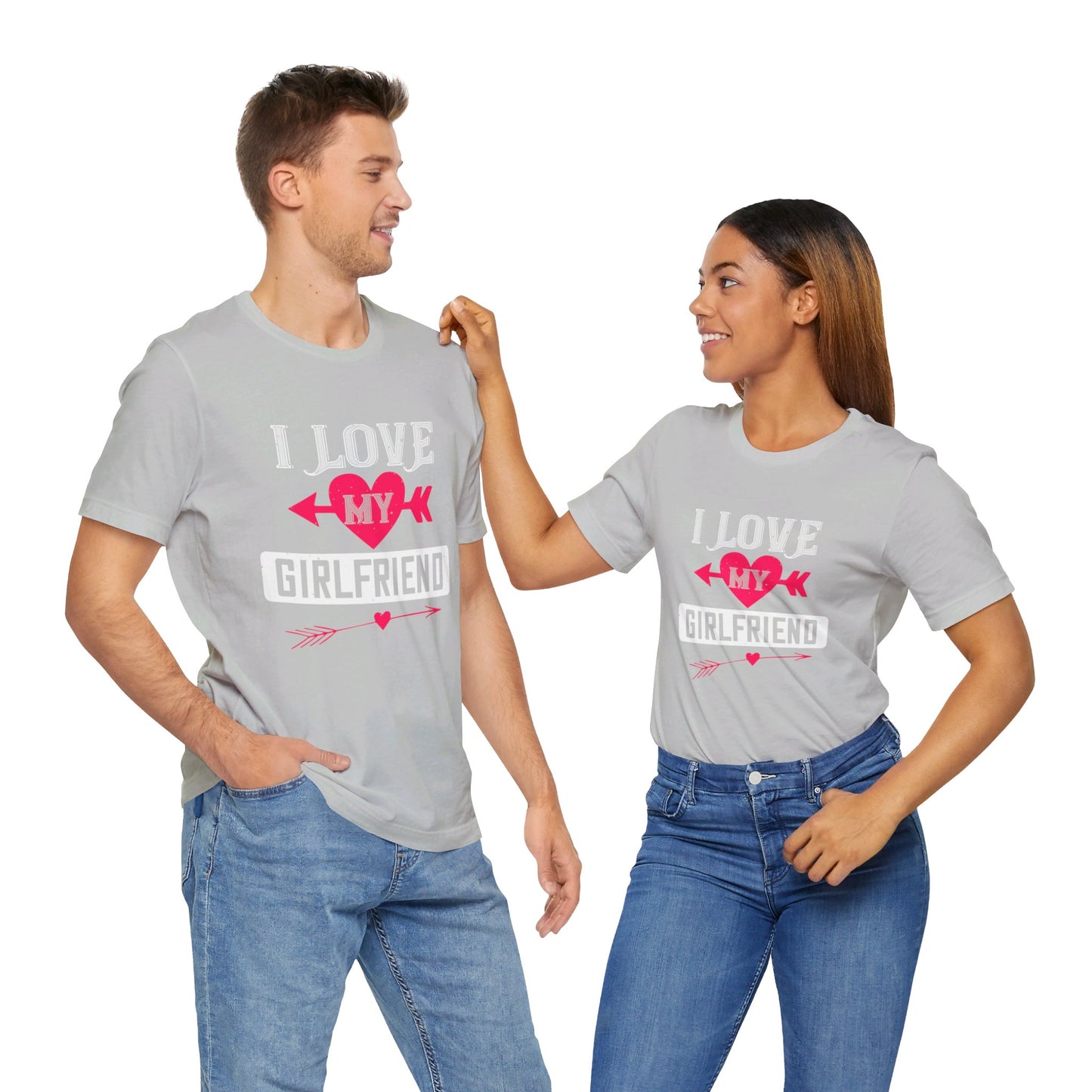 I Love My Girlfriend - Unisex Jersey Short Sleeve Tee