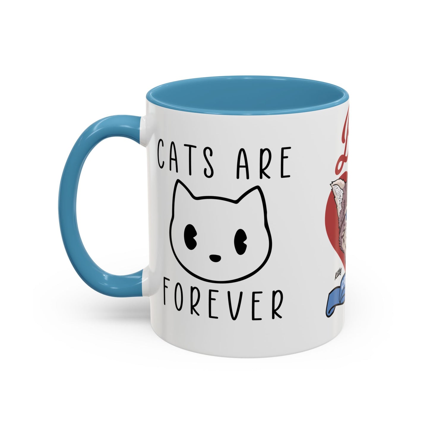 Best Ever Cat Mama - Accent Coffee Mug (11, 15oz)