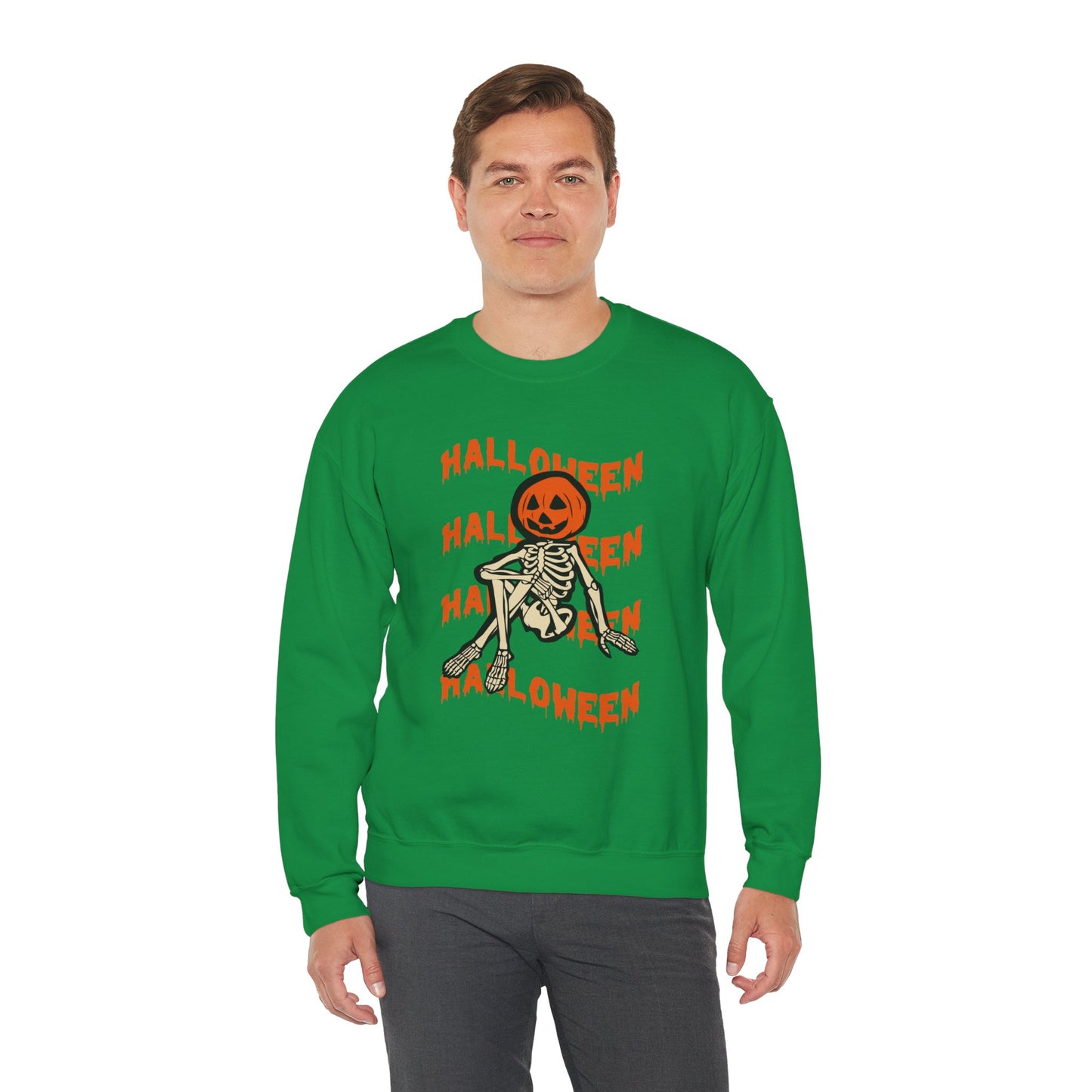 Halloween, Skeleton - Unisex Heavy Blend™ Crewneck Sweatshirt