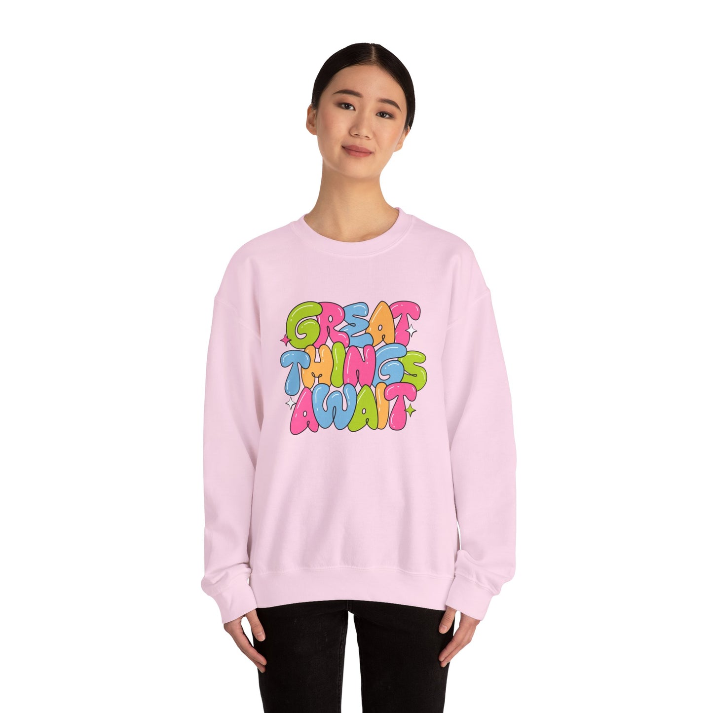 Great Things Awaits - Unisex Heavy Blend™ Crewneck Sweatshirt