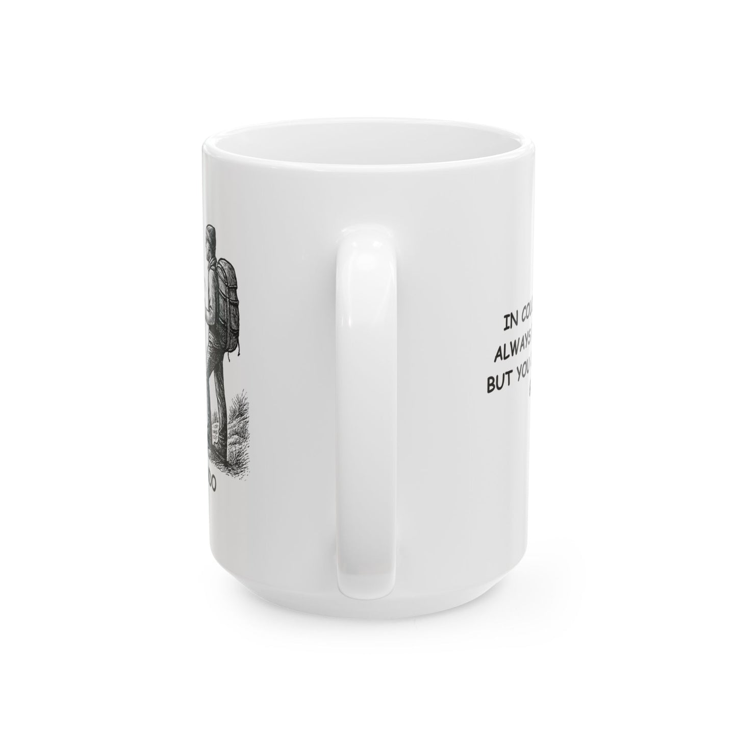 "In Colorado, you can’t always find a flat road, but you can always find a good view." Ceramic Mug - 13470
