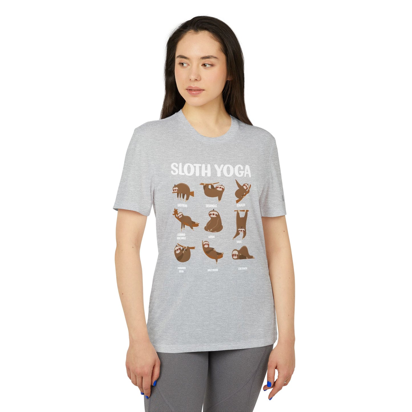Sloth Yoga - Adidas Unisex Sport T-shirt - 12219