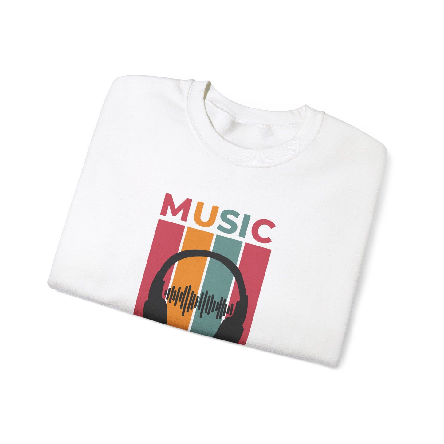 I Love Music - Unisex Heavy Blend™ Crewneck Sweatshirt - 10599