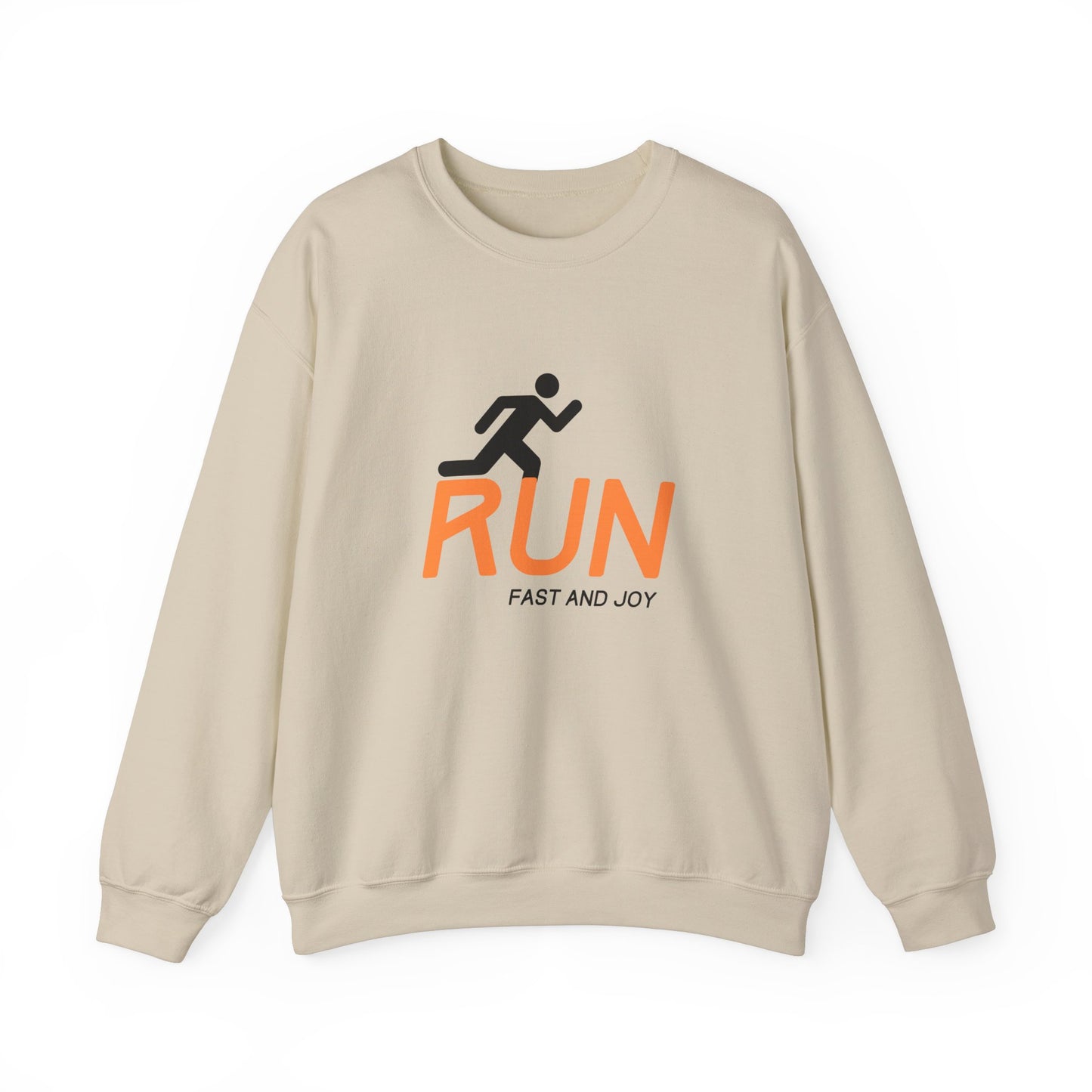 Run Fast & Joy - Unisex Heavy Blend™ Crewneck Sweatshirt