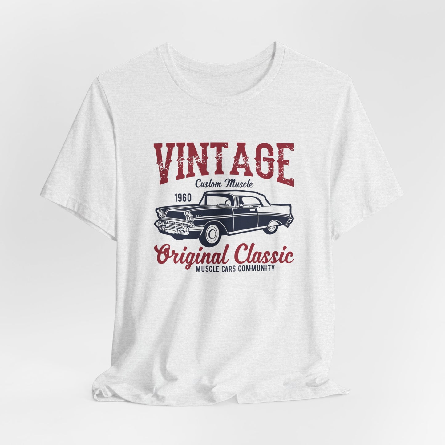 Vintage Custom Muscle, Original Classic - Unisex Jersey Short Sleeve Tee