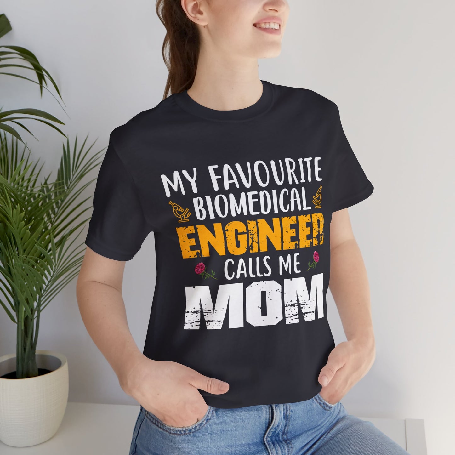 My Favorite Biochemical Engineer Calls Me Mom - Unisex Jersey Short Sleeve Tee