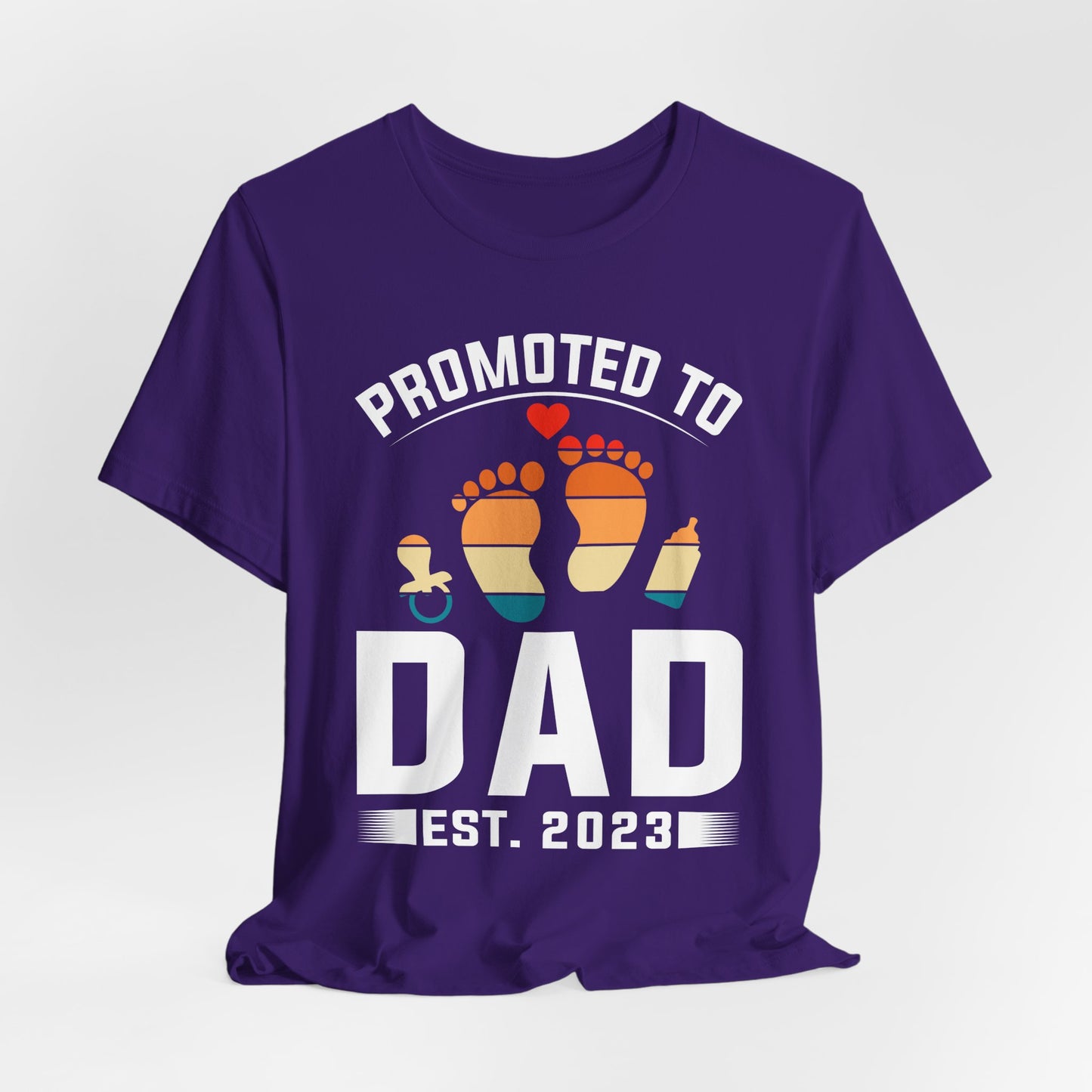 Promoted To Dad - Unisex Jersey Short Sleeve Tee - 13741