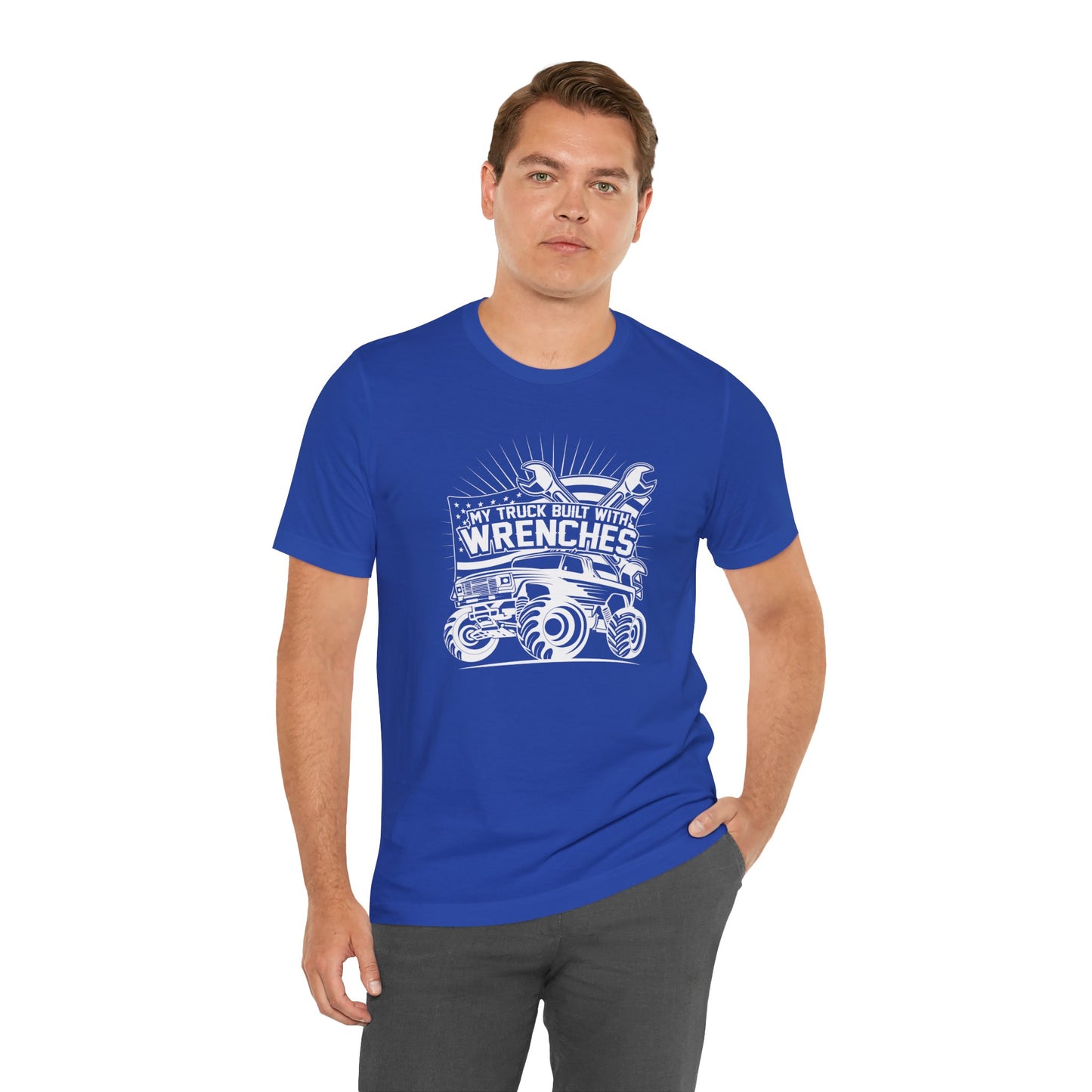 My Truck Built With Wrenches - Unisex Jersey Short Sleeve Tee