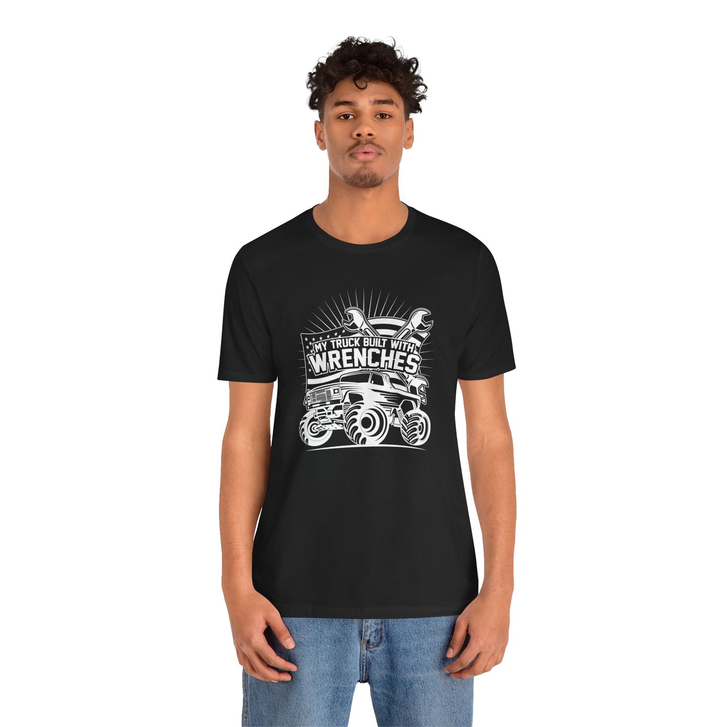 My Truck Built With Wrenches - Unisex Jersey Short Sleeve Tee