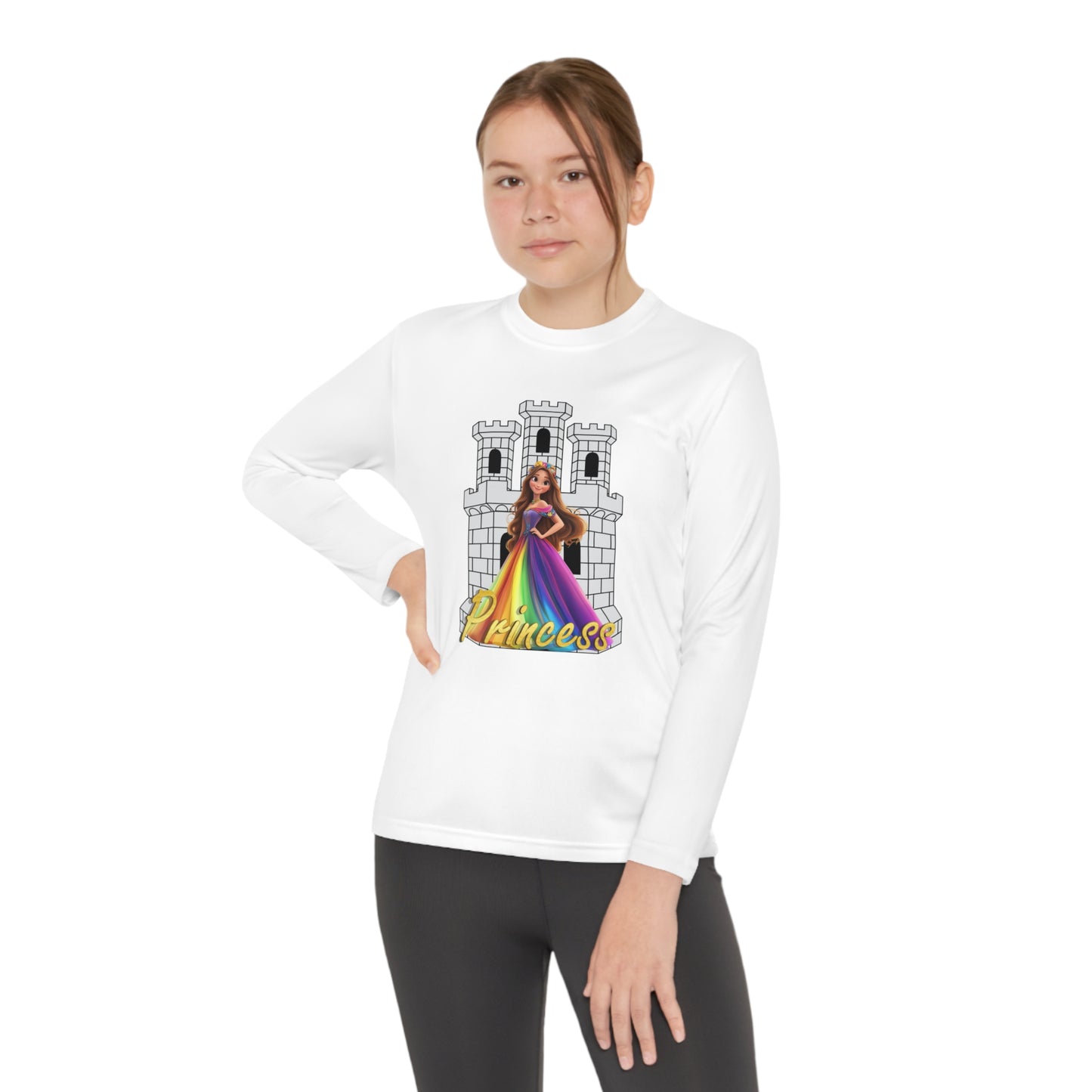 Every Girl Is a Princess  - Youth Long Sleeve Competitor Tee