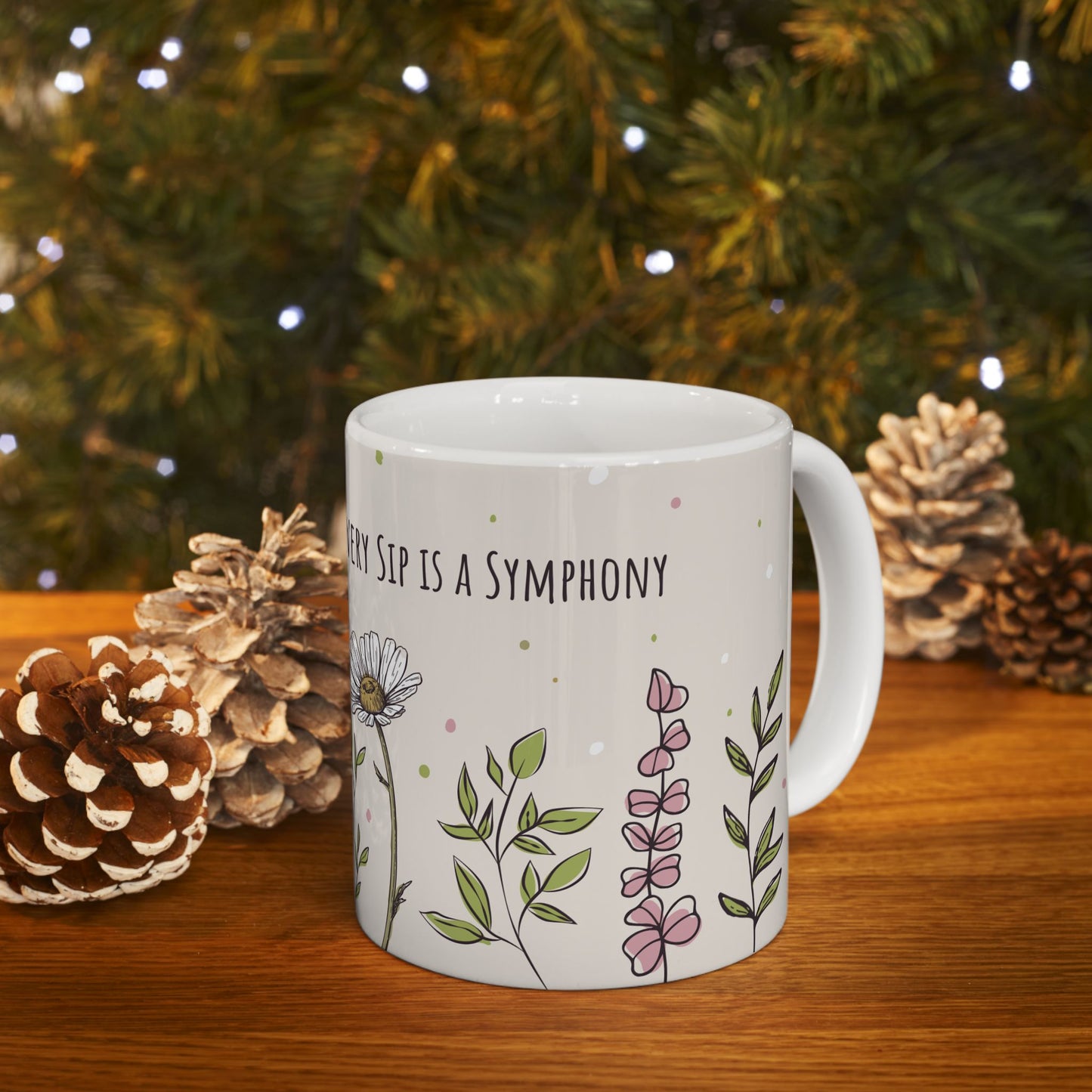 Blooms of Bliss - Ceramic Mug, (11oz, 15oz) - 10901