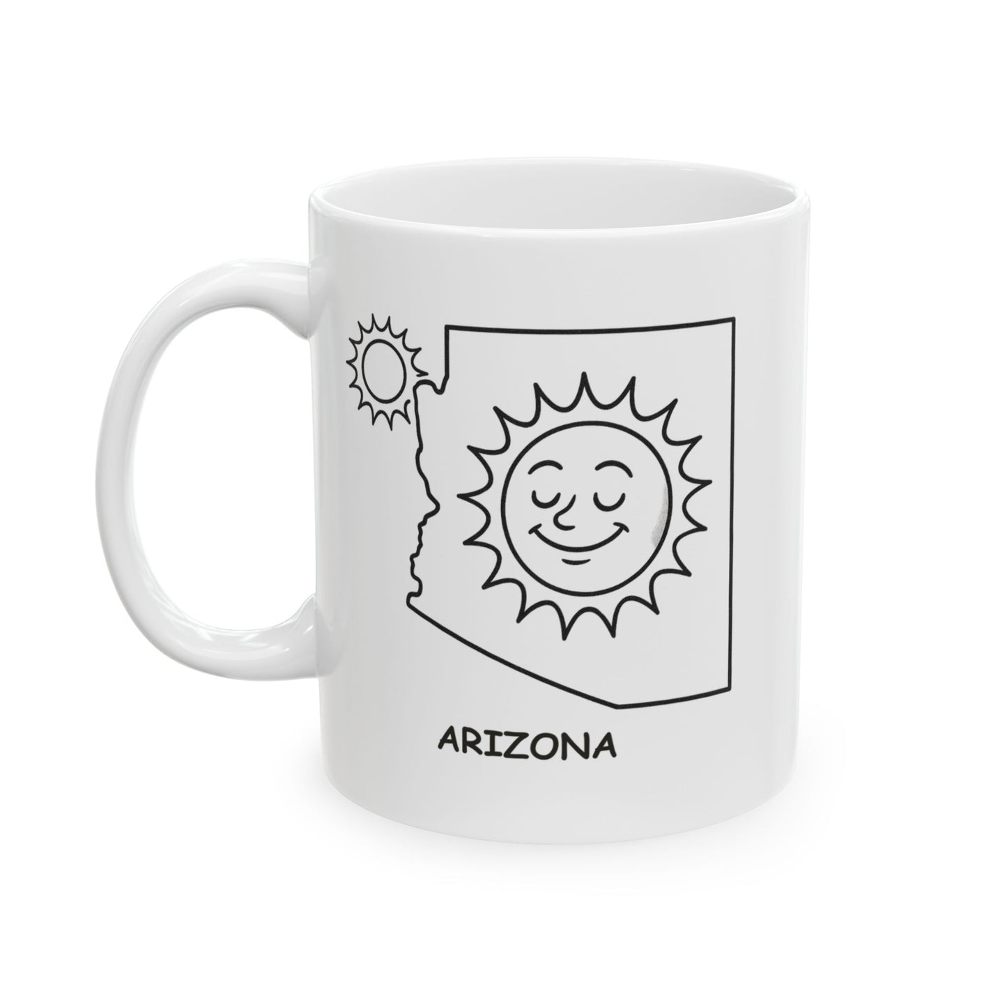 "Arizona: Home of the endless summer." Ceramic Mug - 13155