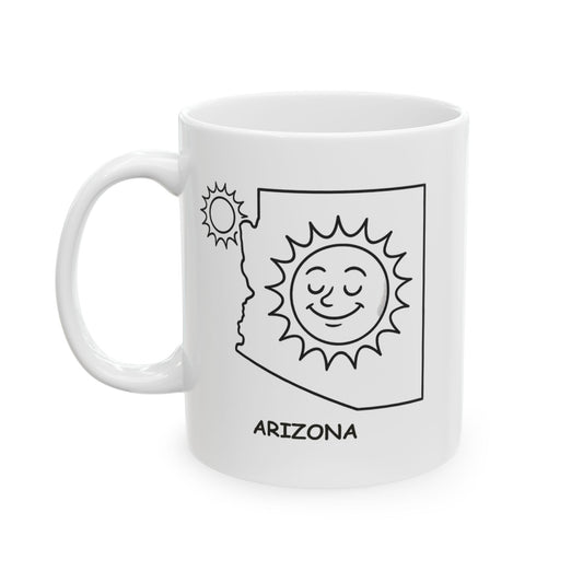 "Arizona: Home of the endless summer." Ceramic Mug - 13155