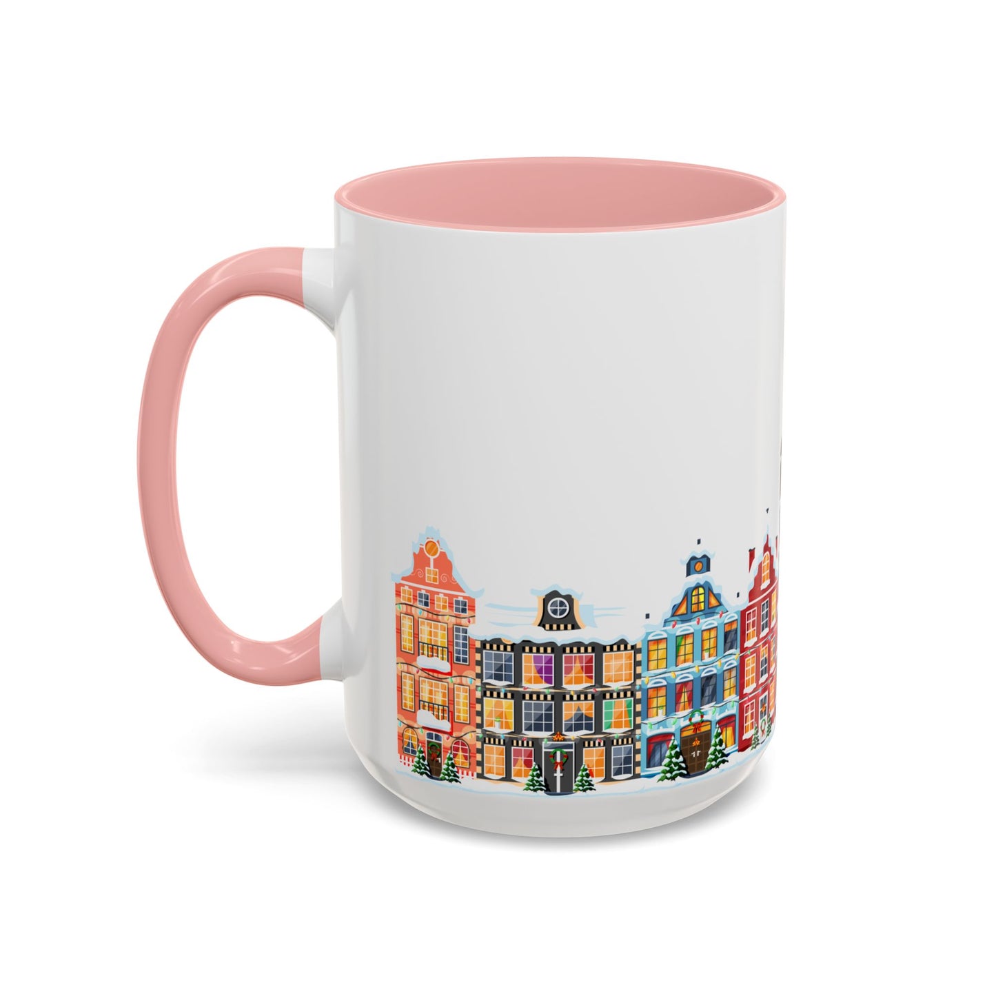 Christmas Houses - Accent Coffee Mug (11, 15oz) - 10438