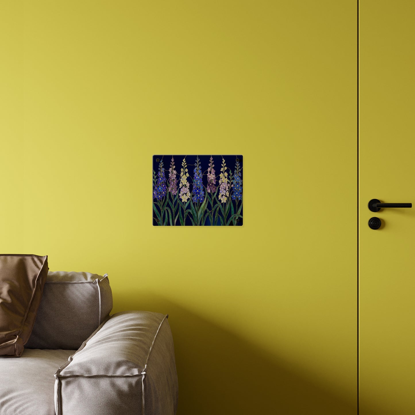 Larkspur Floral Acrylic Wall Art — 14605