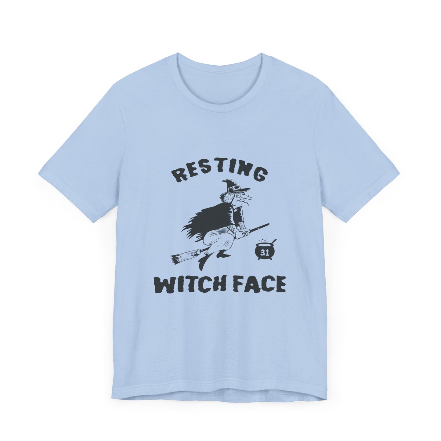 Halloween: Resting Witch Face - Unisex Jersey Short Sleeve Tee