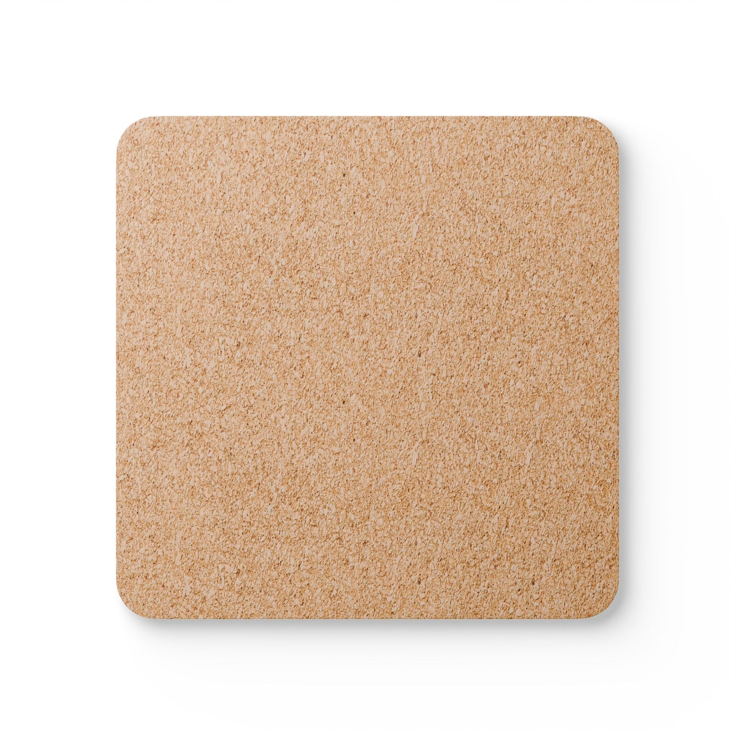 Floral Stained-Glass Tulip Cork Coaster Set — 4-Pack Decorative Drink Coasters - 14593