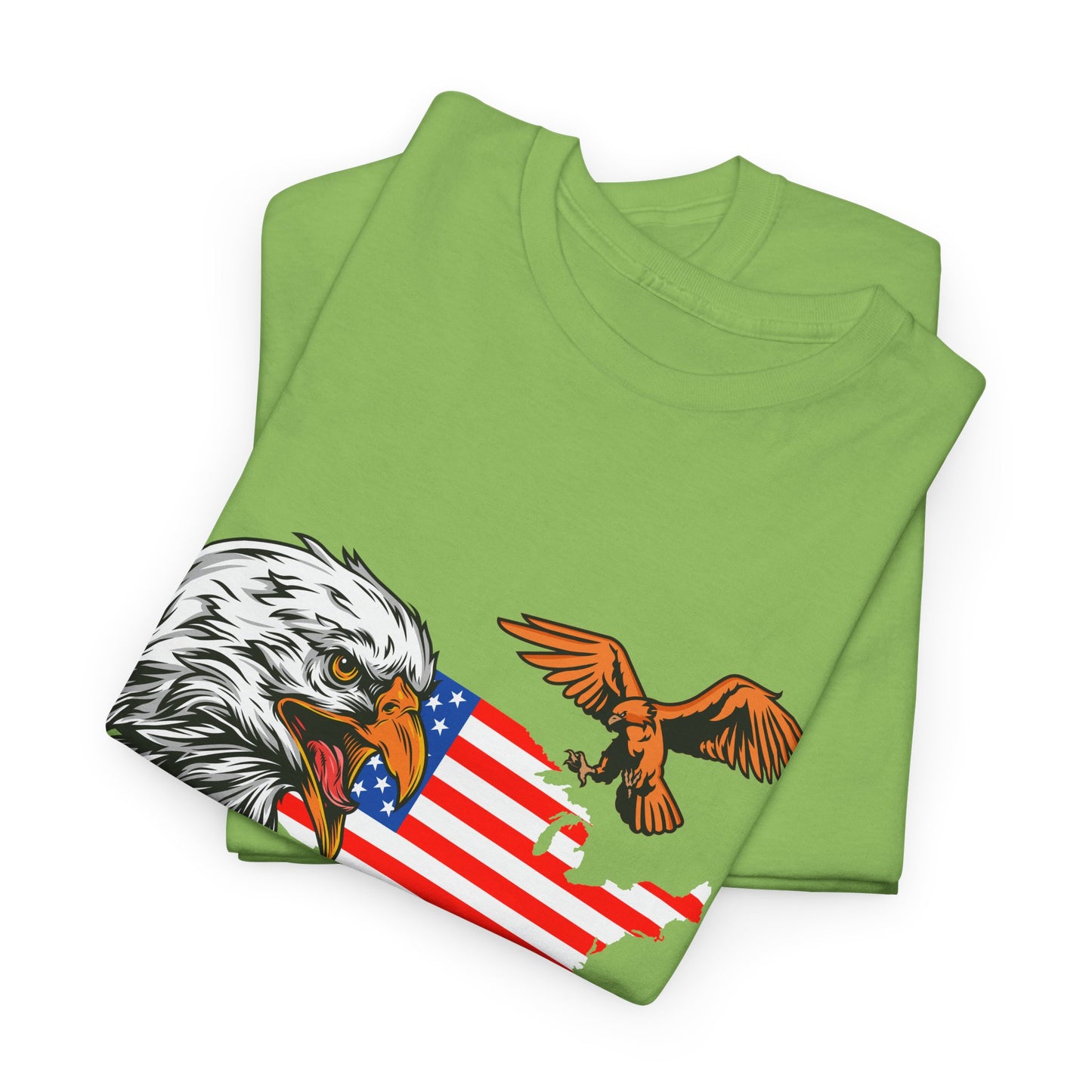 Unisex Heavy Cotton Tee with "Forever Free" Design - Perfect for Patriotic Events, July 4th Celebrations, Gifts, Summer Wear, Casual Outfits - 13692