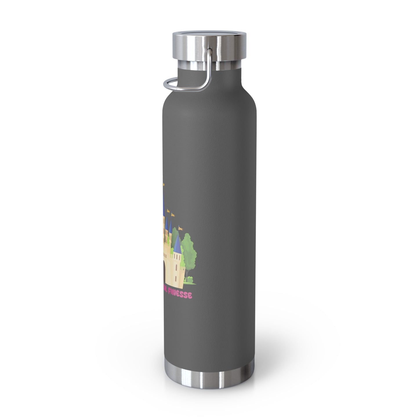 Blue Dress Princess, Royal Finesse - Copper Vacuum Insulated Bottle, 22oz - 11636