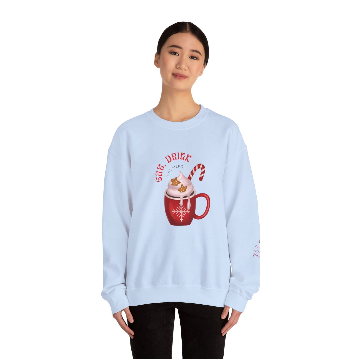 Eat Drink & Be Merry - Unisex Heavy Blend™ Crewneck Sweatshirt - 10509