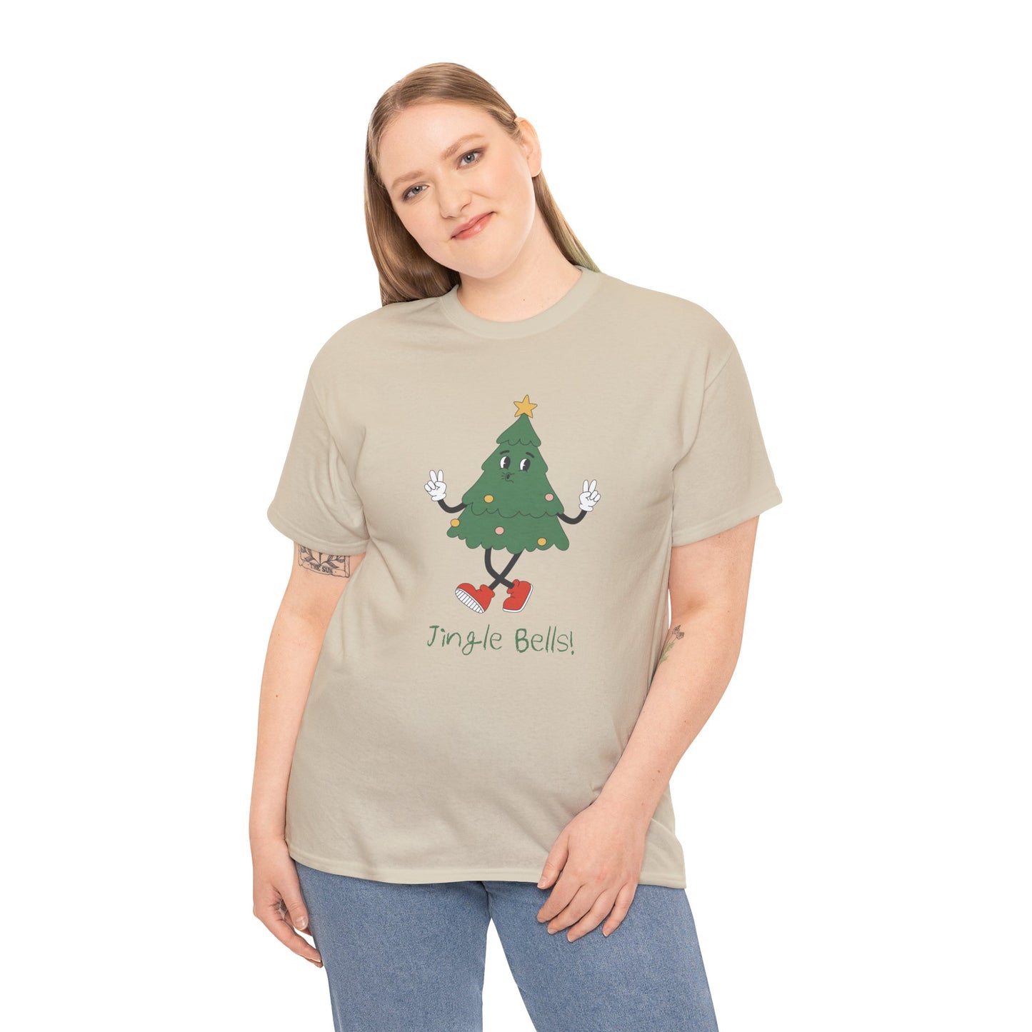 Jingle Bells - Unisex Heavy Cotton Tee